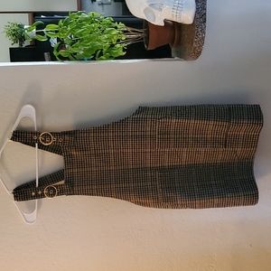 Forever 21 wool blend overall dress.